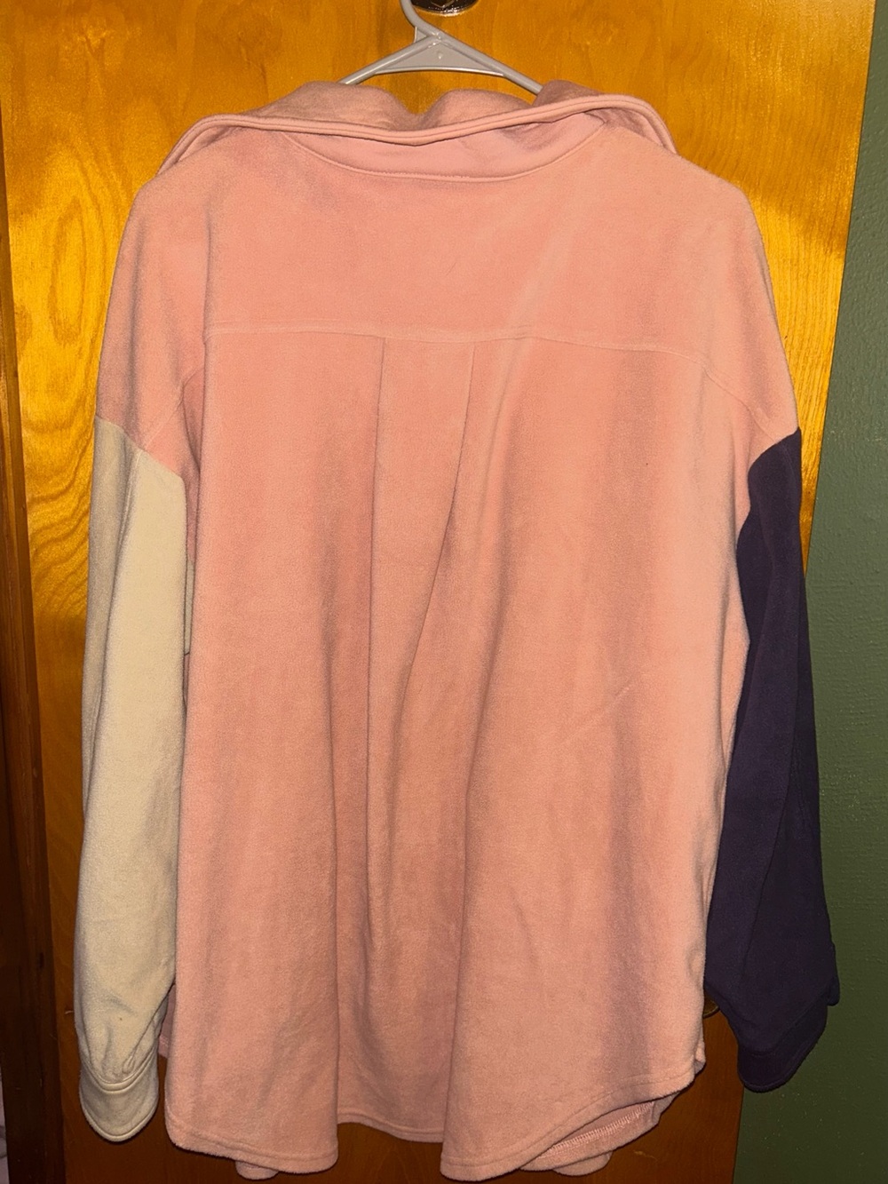 Colorblock Pink Relaxed Jacket - Picture 2 of 3